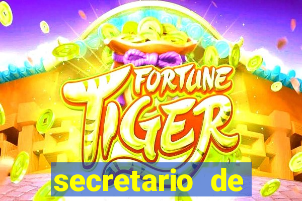 secretario de esporte salario